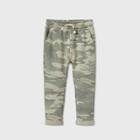 Toddler Boys' Moto Camo Jogger Pants - Art Class Green 12m, Green/green