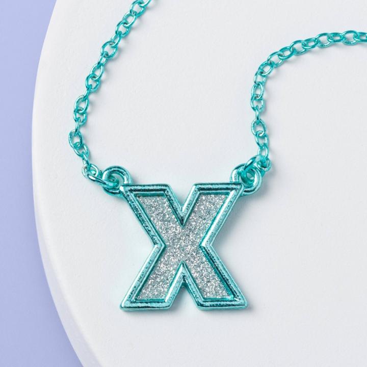 Girls' 'x' Necklace - More Than Magic Teal, Blue