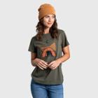 United By Blue Women's Organic Stargaze Graphic T-shirt - Dark Olive
