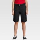 Dickies Girls' Classic Stretch Bermuda Shorts (juniors') - Black