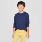 Oversizeboys' Long Sleeve T-shirt - Cat & Jack Navy