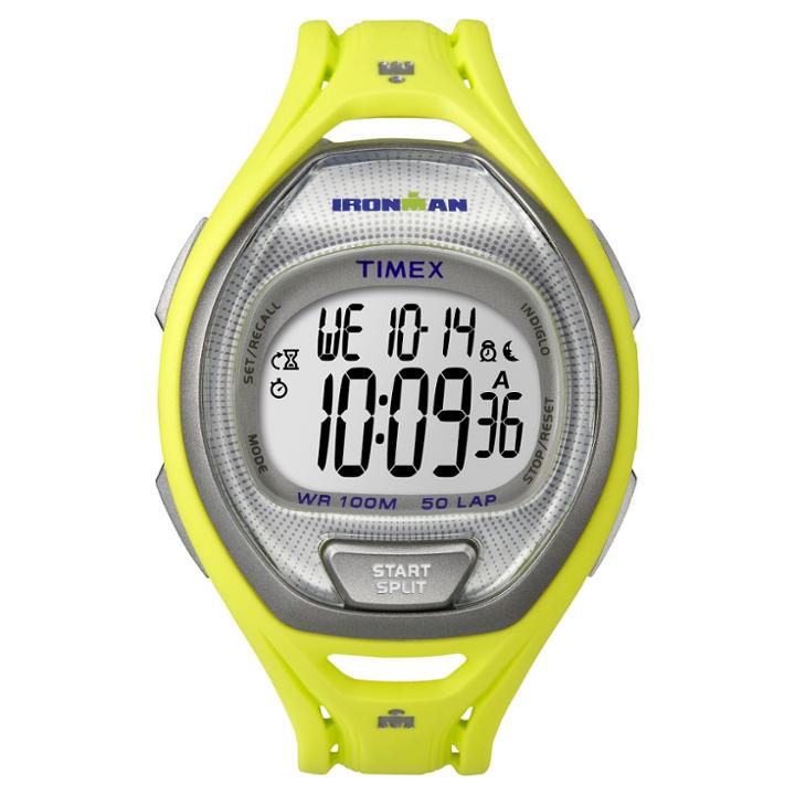 Timex Ironman Sleek 50 Lap Digital Watch - Lime Tw5k96100jt, Size: