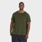 Men's Big & Tall Short Sleeve Performance T-shirt - All In Motion Olive 3xl, Green Green