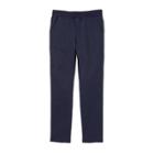 French Toast Girls' Uniform Pull-on Skinny Pants With Knit Waistband - Navy