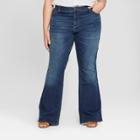 Target Women's Plus Size Flare Jeans - Universal Thread Dark Wash