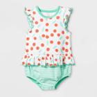 Baby Girls' Floral Romper - Cat & Jack White Newborn, Girl's