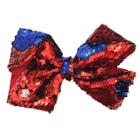 Girls' Jojo Siwa Reverse Sequin Bow Hair Clip - Red/blue