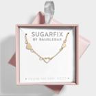 Sugarfix By Baublebar Delicate With Hearts Necklace - Gold, Girl's