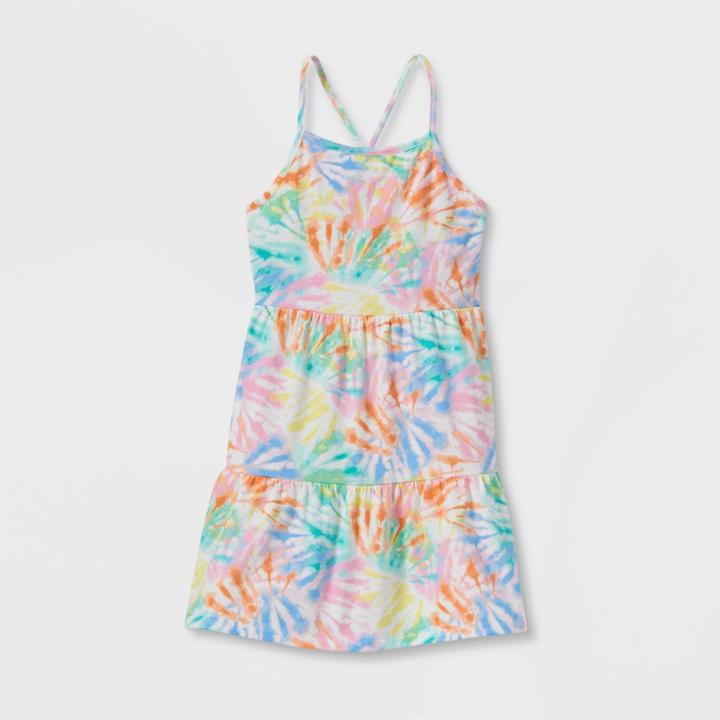 Girls' Sleeveless Tiered Knit Dress - Cat & Jack
