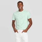 Men's Printed Standard Fit Short Sleeve Novelty Crew Neck T-shirt - Goodfellow & Co Blue S, Men's, Size: