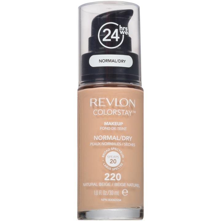 Revlon Colorstay Makeup For Normal/dry Skin With Spf 20 220 Natural Beige