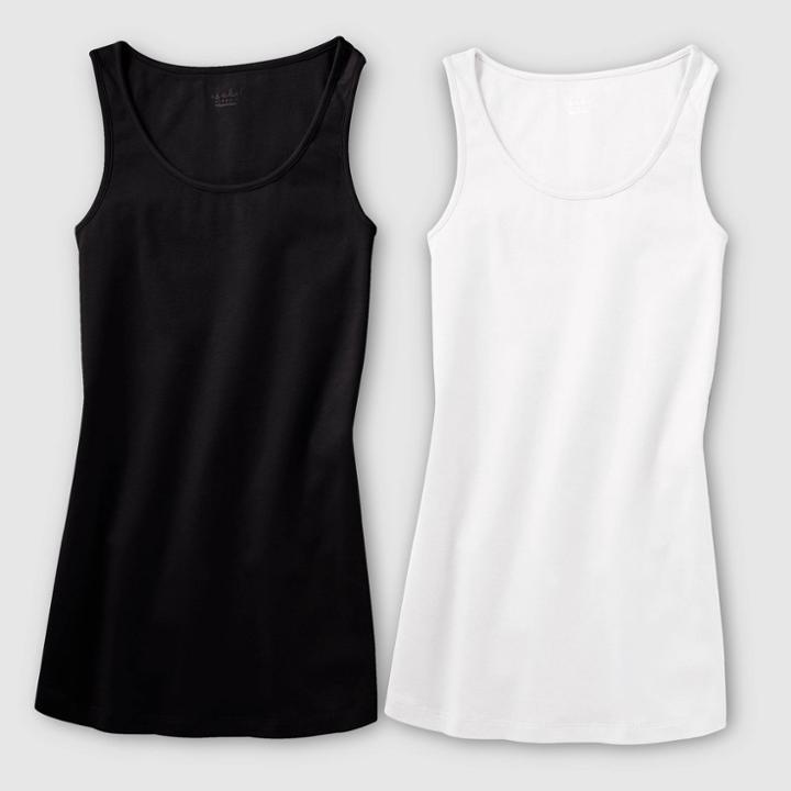 Maternity Rib Bundle Tank Top - Isabel Maternity By Ingrid & Isabel Black/white