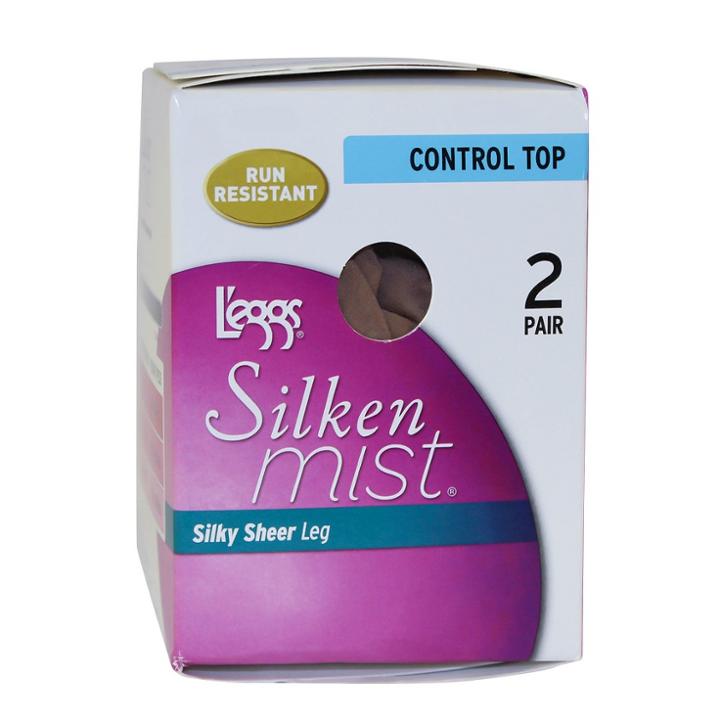 L'eggs Silken Mist Women's Control Top Pantyhose-q20169 - Nude B