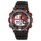 Men's Armitron Digital And Chronograph Sport Resin Strap Watch - Black, Red Black
