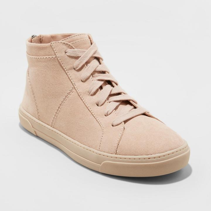Women's Dv Dyanna High Top Monochromatic Sneakers - Blush