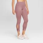 Women's Freedom High-waisted Twist Capri Leggings - C9 Champion Purple