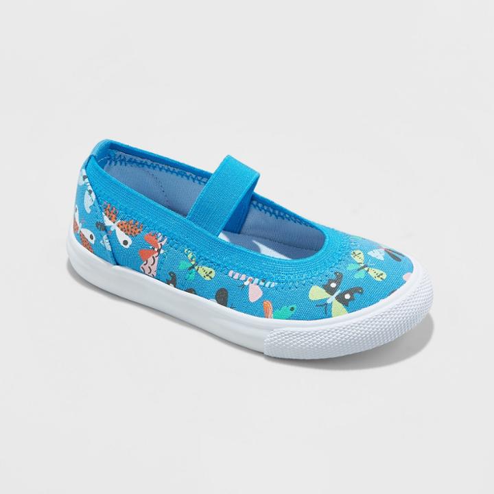 Toddler Girls' Aubrey Mary Jane Sneakers - Cat & Jack Blue