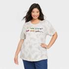 Warner Music Group Women's Plus Size Lizzo You Are Special Short Sleeve Graphic T-shirt - Gray Wash