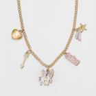 Girls' Statement Charms Necklace - Cat & Jack Gold