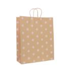 Spritz Eco - Friendly Extra Large Kraft Gift Bag With Star White -