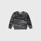 Grayson Mini Toddler Girls' Crew Sweatshirt - Dark Gray