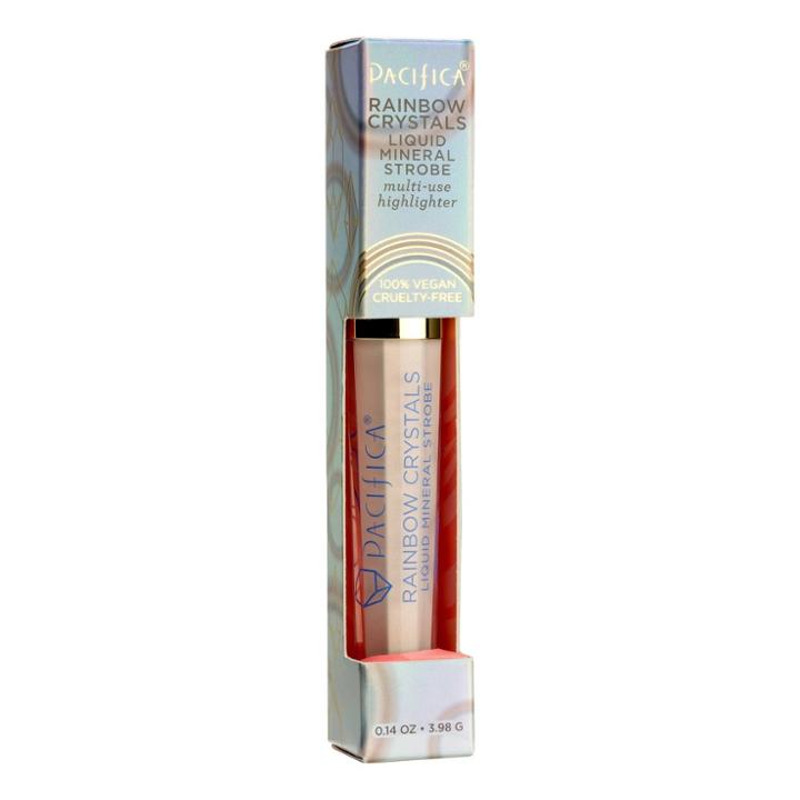 Pacifica Rainbow Unicorn Crystals Liquid Mineral Strobe Highlighter - 0.14 Fl Oz,