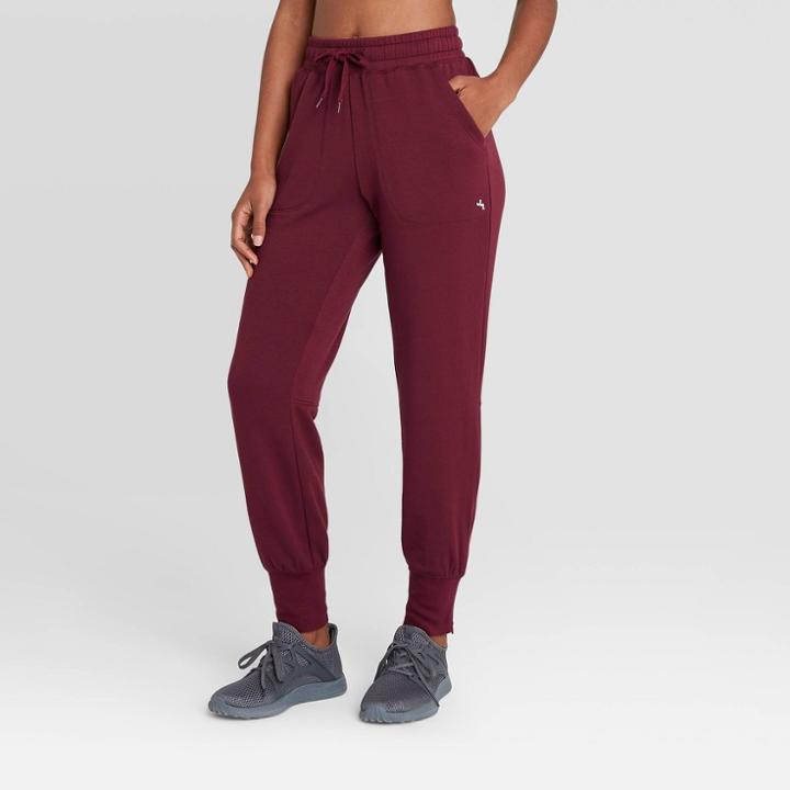 Women's Mid-rise Cozy Jogger Pants - Joylab Port