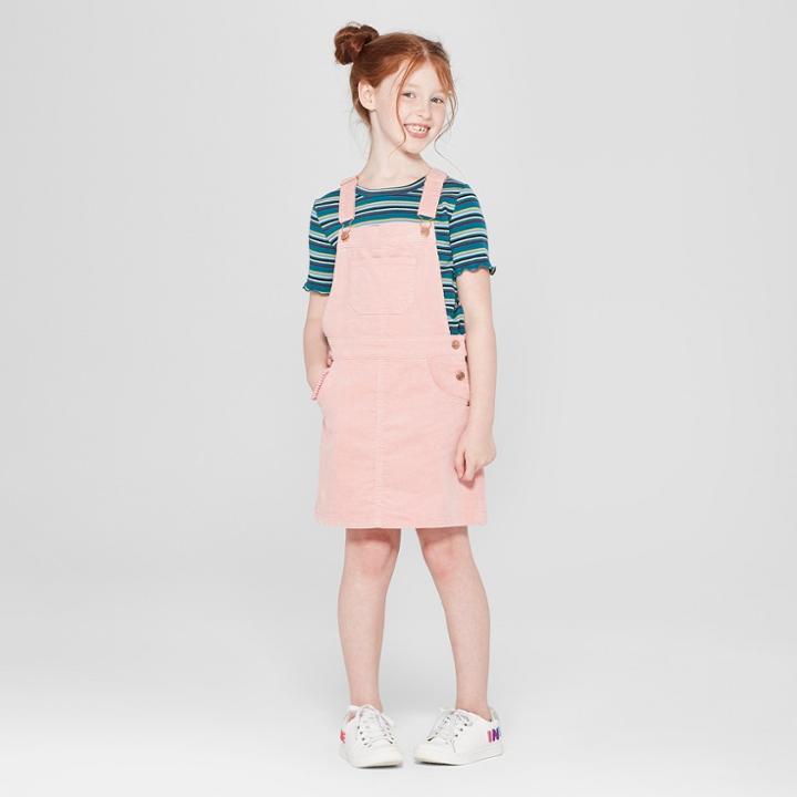 Girls' Corduroy Skirtall - Art Class Pink