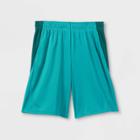 Boys' Training Shorts - All In Motion Teal Green