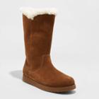 Women's Charleigh Tall Shearling Style Boots - Universal Thread Brown