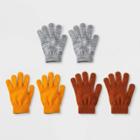 Women's 3pk Magic Gloves - Wild Fable Medium Heather Gray One Size, Medium Grey Gray