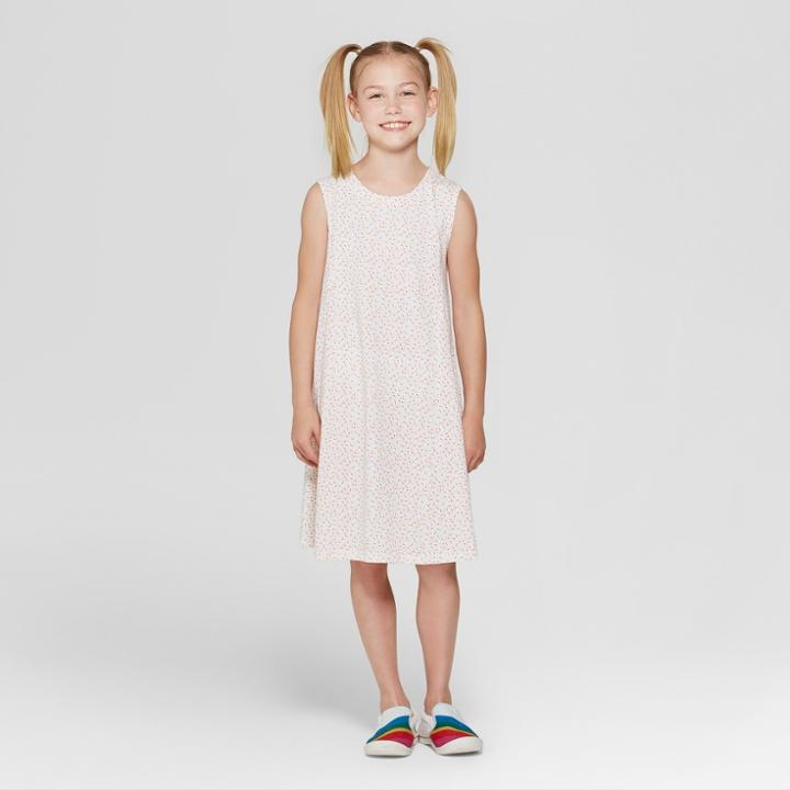 Girls' Swing Dress With Sprinkle Print - Art Class