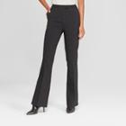 Women's Classic Bootcut Trousers - Who What Wear Black