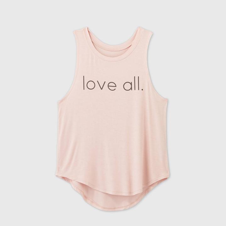 Grayson Threads Women's Love All Graphic Tank Top - Pink