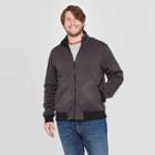 Men's Big & Tall Standard Fit Full Zip Sweater Fleece Jacket - Goodfellow & Co Gray