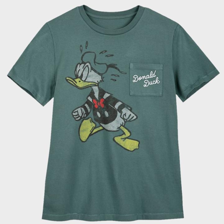 Adult Disney Mickey Mouse & Friends Donald Duck Short Sleeve Graphic T-shirt - S - Disney