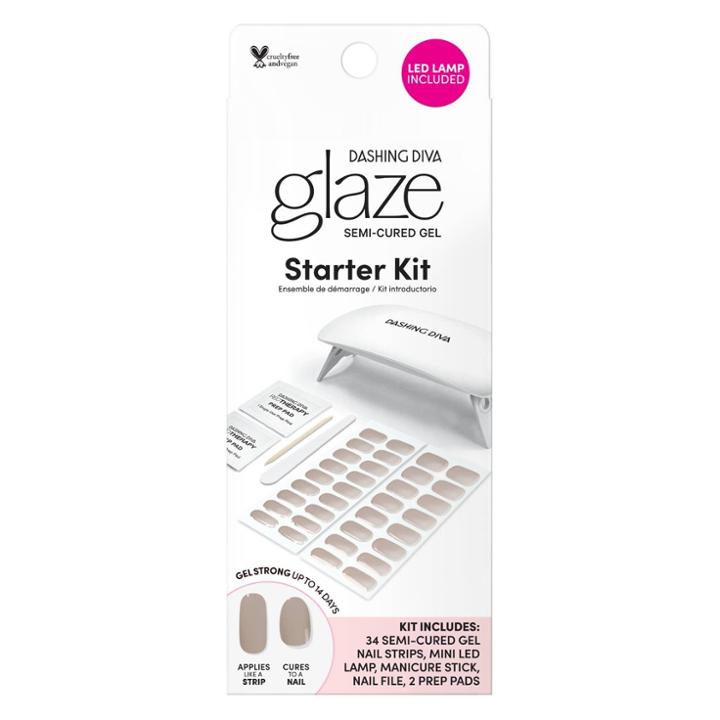 Dashing Diva Glaze Starter Kit - Warm Gray