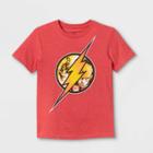 Warner Bros. Boys' Flash Short Sleeve Graphic T-shirt - Red