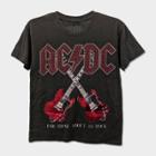 Women's Ac/dc About To Rock Plus Size Short Sleeve Graphic T-shirt - Black