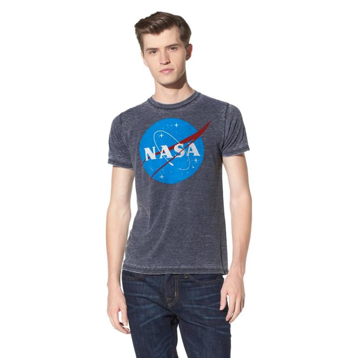 Men's Nasa Graphic T-shirt - Gray