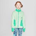 Girls' Long Sleeve Fleece Jacket - C9 Champion Green