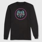 Hybrid Apparel Men's Long Sleeve Black Mirror San Junipero Crew T-shirt - Onyx