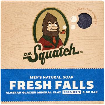 Dr. Squatch Men's All Natural Bar Soap - Fresh Falls