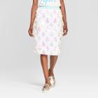 Women's Disney Princess Ariel Iridescent Pencil Skirt (juniors') - Aqua Blue