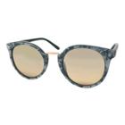 Target Women's Round Sunglasses - Gray/black,