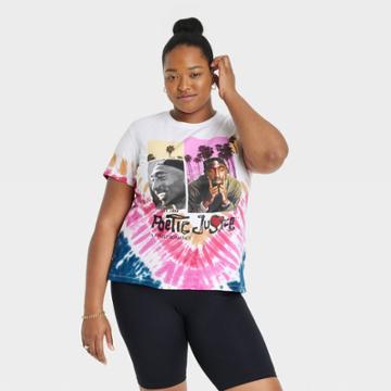 Poetic Justice Movie Women's Poetic Justice Plus Size Boyfriend Short Sleeve Graphic T-shirt - 2x, One Color