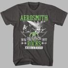 Men's Short Sleeve Aerosmith Crew T-shirt - Charcoal Heather