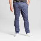 Target Men's Big & Tall Slim Fit Hennepin Chino Pants - Goodfellow & Co Navy