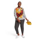 Women's Plus Size Boom Graphic Long Sleeve Round Neck Sweatshirt - 3.1 Phillip Lim For Target Gray 2x, Women's,
