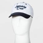 Men's Legendary Dad Baseball Hat - Goodfellow & Co White One Size,